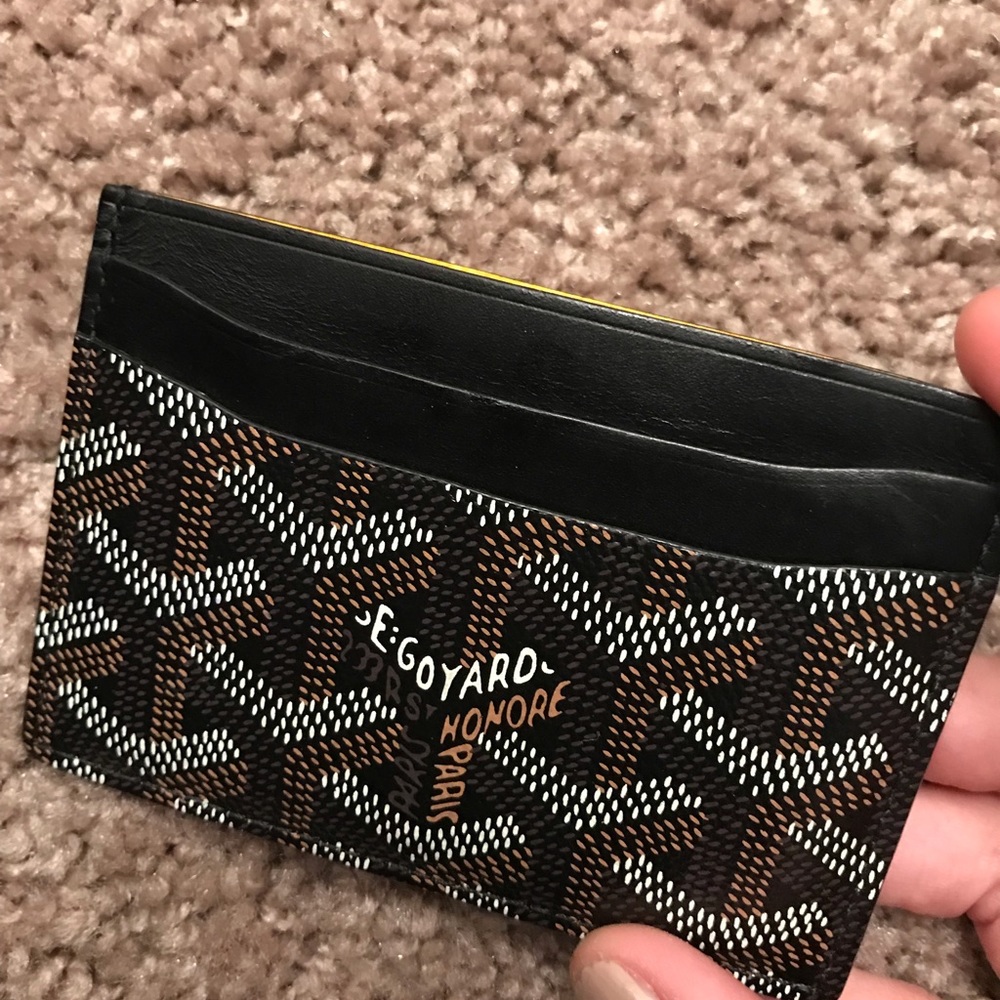 Goyard Saint Sulpice Card Holder Monogram Chevron